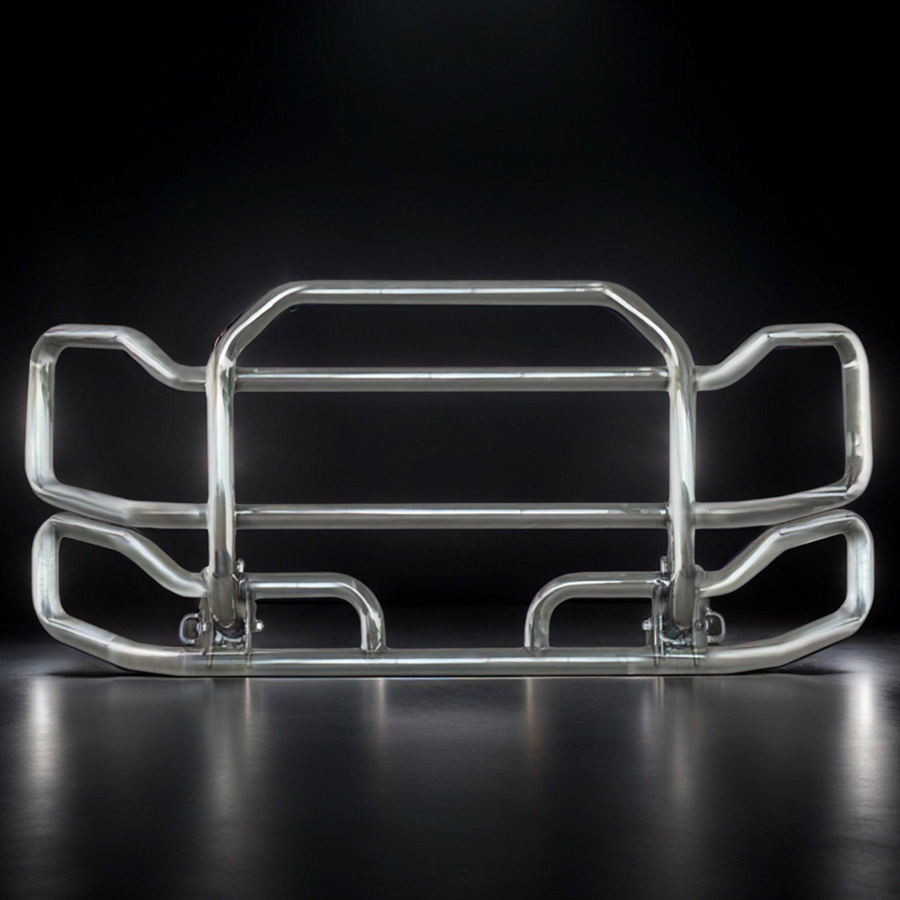 Truck Front Grill Guards Front Grille Guard Large Chrome 2022+ Kenworth T680 No Fog – Truck