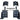 Plastic Bumper Set with Chrome Trim and Brackets with Fog Light Holes Volvo VNL 2018+ - 
