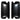 Mirror Back Covers Black Set 2008-2021 Hino 238 258 268 338