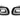 Full LED Projector Fog Lights Black Pair Freightliner Cascadia 2008-2017 - 