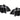 LED Fog Light Set with Halo Ring DLR Black Housing Freightliner Cascadia 2018+ - 