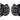 Black LED Fog Lights Lamp Pair Peterbilt 579 578 - 