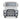 Front Grille Guard Large Black 2008+ International ProStar (plastic bumper)