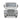 Front Grille Guard Large Chrome International RH (plastic bumper)