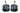 Kozak PLASTIC Bumper Corners with fog light hole and LED Fog Light Set - (Driver Left & Passenger Right Side) Pair For Kenworth T680 PLUS Logo, 2x 22" Windshield wipers, License Plate Frame and Vest