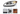 KOZAK Replacement Chrome LED Glow Bar LED Turn Signal Projector Headlight Driver Left Side for International ProStar 2008-2016 + Logo, Wipers, 2x H1, 2x H7 LED Bulbs, Frame License Plate, Vest